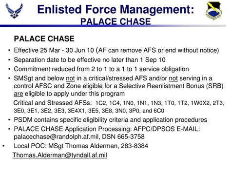 Palace Chase Air Force