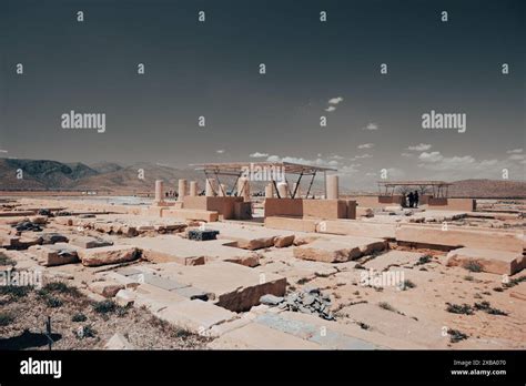 Palace Of Cyrus The Great In Pasargadae Iran Stock Photo Alamy