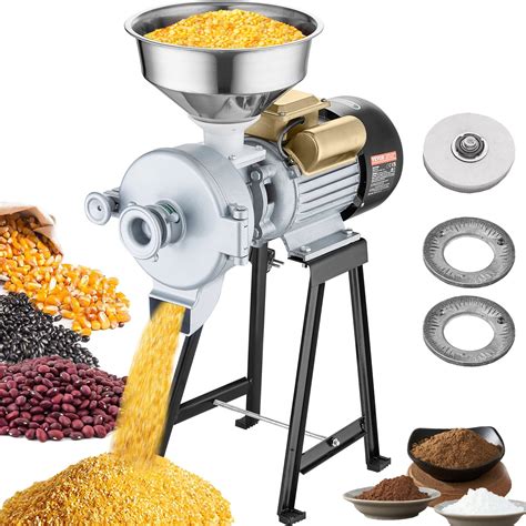 Paletizadora De Alimentos 50L Electric Grain Mill Grinder Corn Grinder For Feed Flour Mill With 5 Sieves For Farm Home Flour Mill With Sieves Paletizadora De Alimentos 50L Electric Grain Mill Grinder Corn Grinder For Feed Flour Mill With 5 Sieves For Farm Home Flour Mill With Sieves