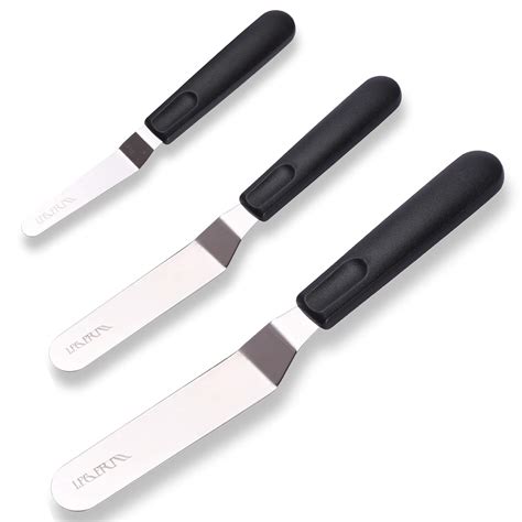 Palette Knife Baking 4 Pack Stainless Steel Offset Cake Icing Spatula Angled Metal Cake Best Small Offset Spatula Palette Knife Baking 4 Pack Stainless Steel Offset Cake Icing Spatula Angled Metal Cake Best Small Offset Spatula