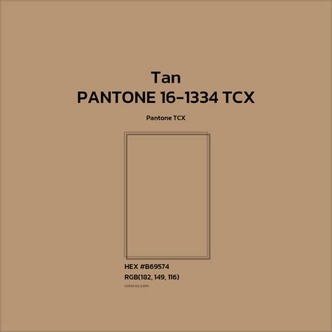 Pantone 16 1334 Tcx Tan Complementary Or Opposite Color Name And Code