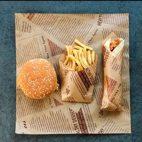 Paper Sandwich Wrappers