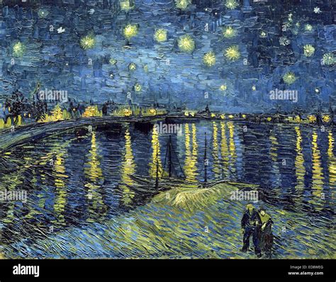Paris Musee D Orsay Vincent Van Gogh 1888 Starry Night Over The Rhone 1