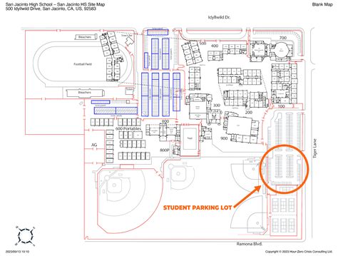 Parking Off Campus Lunch Students San Jacinto High School