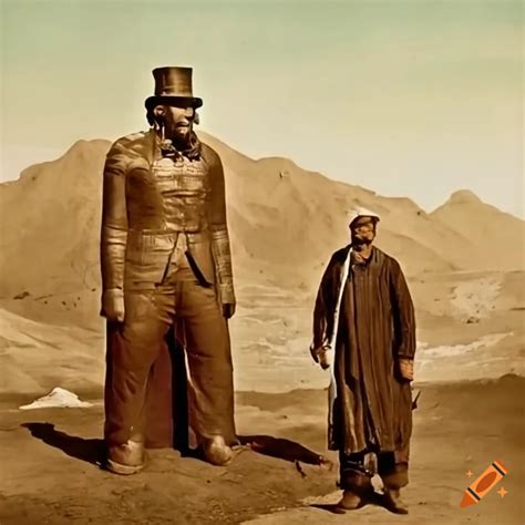 Paul Bunyan Visiting The Kandahar Giant On Craiyon Paul Bunyan Visiting The Kandahar Giant On Craiyon