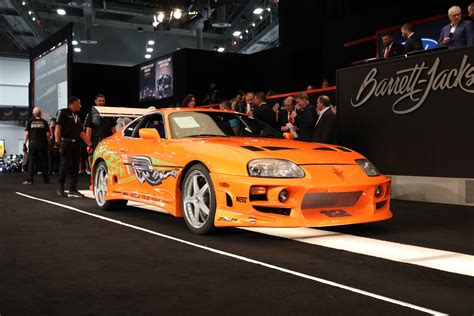 Paul Walker S Supra From Fast Furious Was Auctioned For A Record Amount Paul Walker S Supra From Fast Furious Was Auctioned For A Record Amount