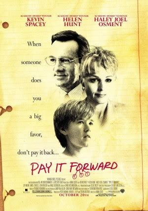 Pay It Forward Film 2000 Moviemeter Nl