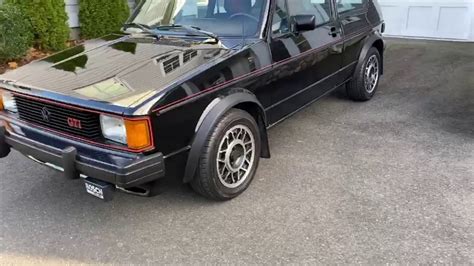 Pcarmarket Auction 1984 Vw Rabbit Gti Walk Around And Start Up
