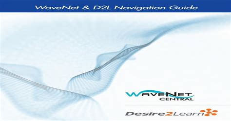 Pdf Wavenet D2l Navigation Guide Wavenet Navigation 4 Course