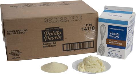 Pearls Idahoan Mashed Potatoes Mashed Potato Cups Basic American Foods Potato Pearls Original