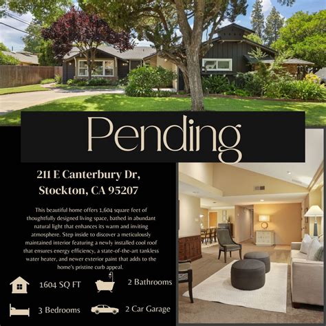 Pending Sale 211 E Canterbury Dr Stockton Ca 95207 Welcome To 211 E