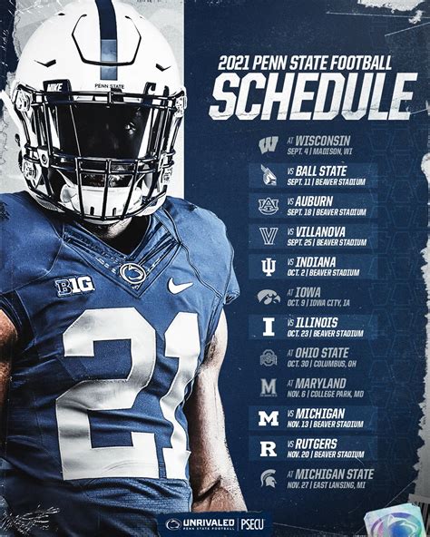 Penn State Football 2025 2025 Schedule Today Joshua Humffray
