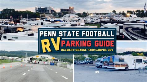 Penn State Football Rv Parking Guide Youtube