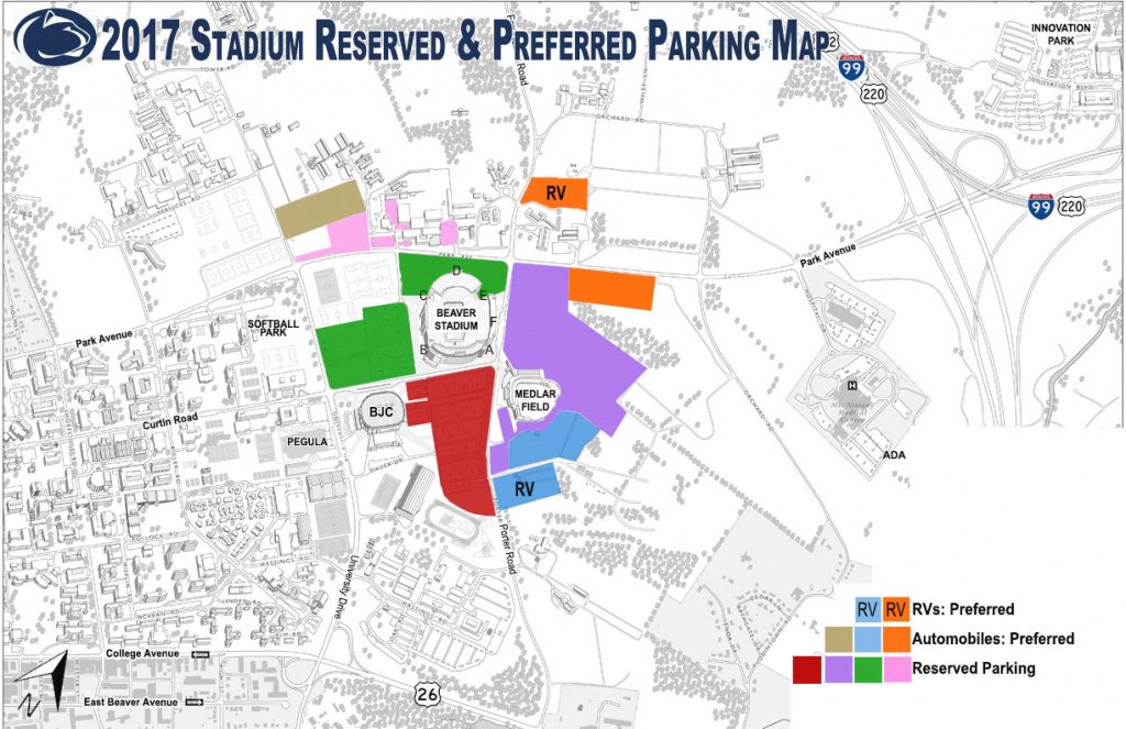 Penn State Parking Map Guide