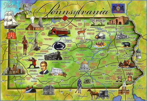 Pennsylvania Map Tourist Attractions Pennsylvania Map Tourist Pennsylvania Map Tourist Attractions Pennsylvania Map Tourist
