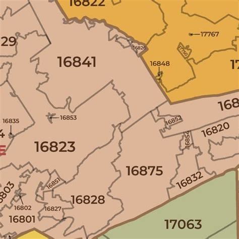 Pennsylvania Zip Code Map Pdf Pennsylvania Zip Code Map With Counties