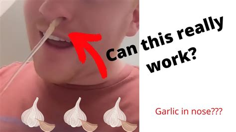 People On Tiktok Are Shoving Garlic Up Their Noses To Clear Congestion But Does It Work Self