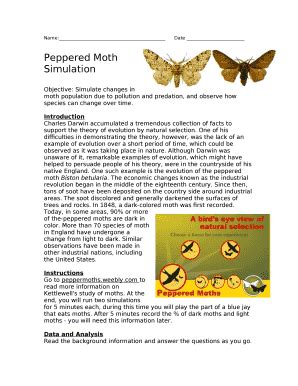 Peppered Moth Simulation Answer Key Exploring Evolutionary Mechanisms Peppered Moth Simulation Answer Key Exploring Evolutionary Mechanisms