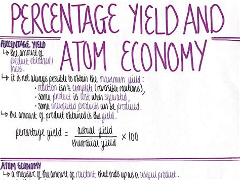 Percentage Yield And Atom Economy Aqa The Science Sauce Percentage Yield And Atom Economy Aqa The Science Sauce