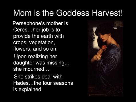Persephone Goddess Of Harvest Ppt Download
