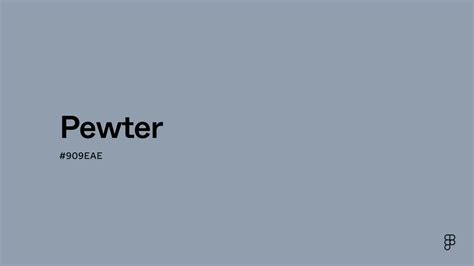 Pewter Color Hex Code Palettes Meaning Figma