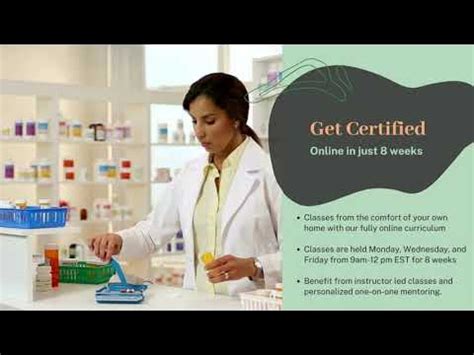 Certify Online As Pharmacy Technician