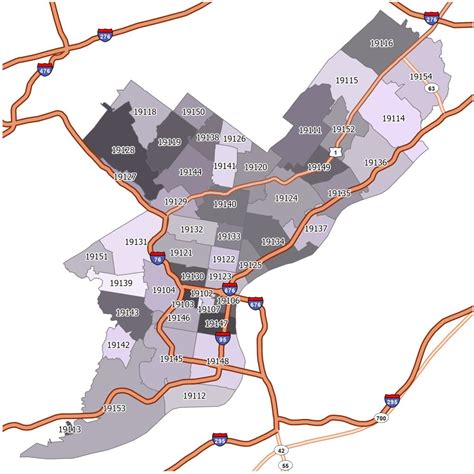 Philadelphia Zip Code Map Gis Geography