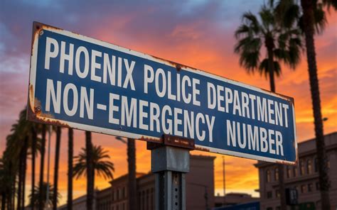 Phoenix Az Police Non Emergency Number
