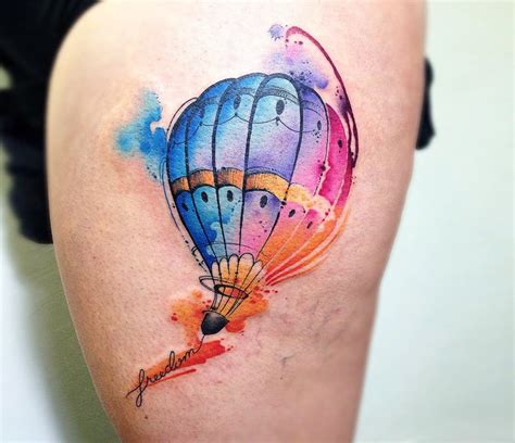 Photo Hot Air Balloon Tattoo By Claudia Denti Photo 25250