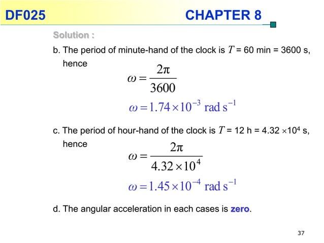 Physics Chapter 8 Rotational Of A Rigid Body