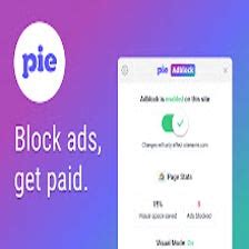 Pie Adblock Block Ads Get Paid For Google Chrome Extension Download
