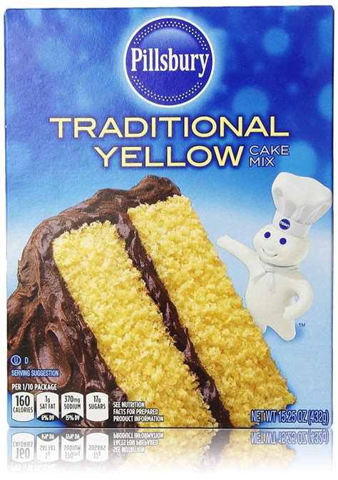 Pillsbury Cake Mix Traditional Yellow