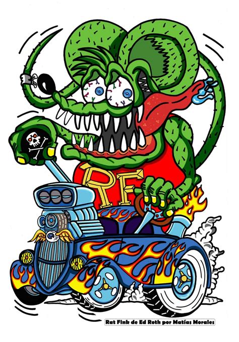 Pin By April Waller On Rat Fink Rat Fink Cool Tattoo Drawings Ed