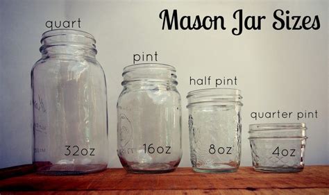 Pin By Ashley Lunar View Farm On Homesteading Mason Jar Sizes