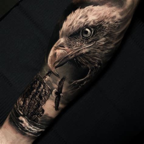Pin On Ink Eagle Tattoos Sleeve Tattoos Eagle Tattoo