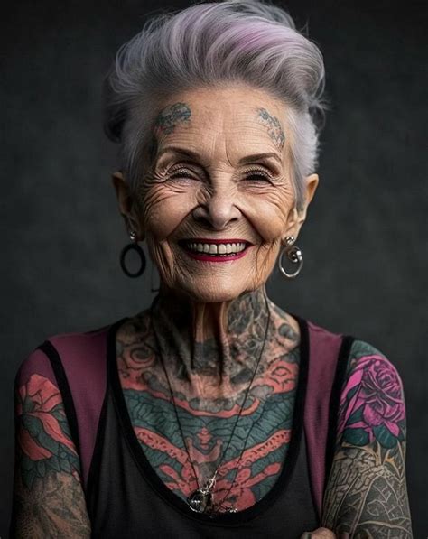 Pin On Older Women With Tattoos Pin On Older Women With Tattoos
