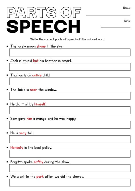 Pin On Part Of Speech For Kids Activity