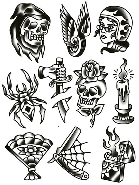 Pin On Tattoos Black Amp White Traditional Traditional Tattoo Black