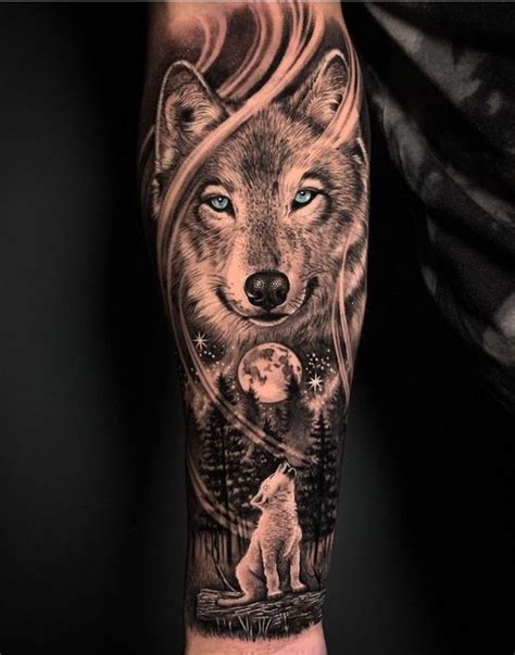 Pin On Wolf Tattoo Sleeve