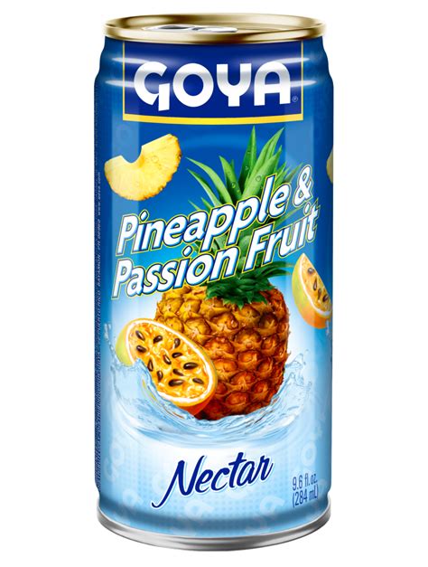 Pineapple Amp Passion Fruit Nectar Goya Foods
