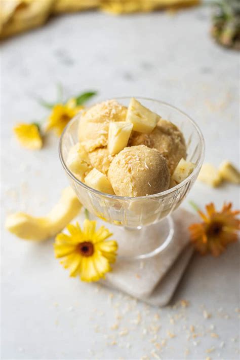 Pineapple Ice Cream The Baked Collective
