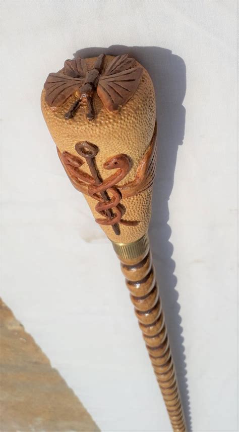 Pingl Par Angel L Rosa Sur Alr Hand Carved Canes Wands Amp Staffs