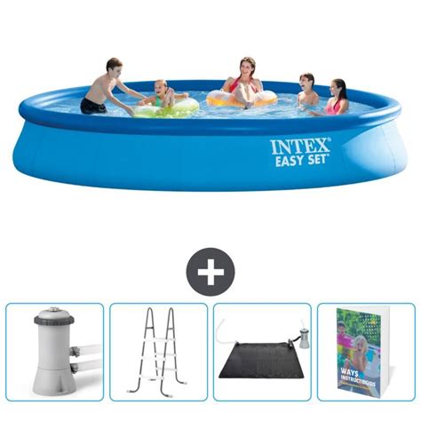 Piscine Ronde Easy Set 457X84 Cm Accessoires Cb101 Intex Decathlon