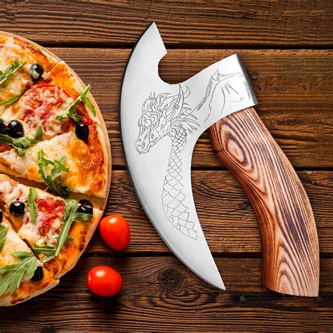 Pizza Axe Viking Style Pizza Cutter Handmade Viking Pizza Axe Pizza