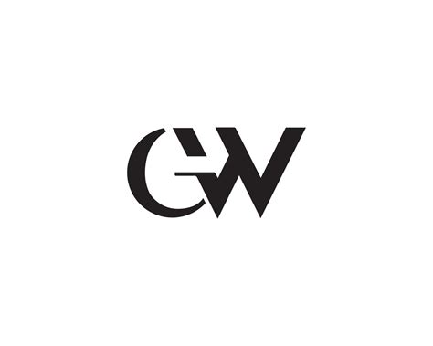 Plantilla De Vector De Dise O De Logotipo Gw Wg 13716958 Vector En Vecteezy