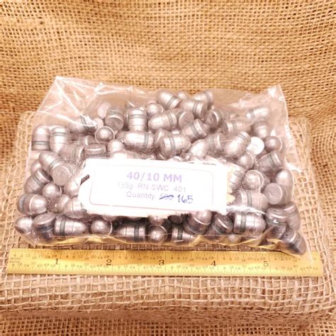Plated 40 Caliber 10Mm 0 401 Bullets Reloading Bullets At Gunbroker