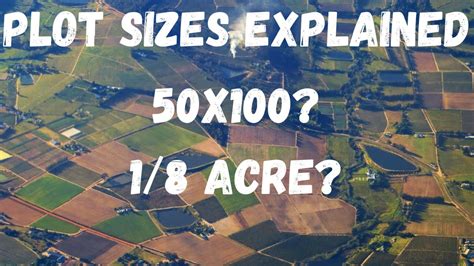 Plot Sizes Explained 50X100 1 8Th Of An Acre Hectare What Do Plot Sizes Explained 50X100 1 8Th Of An Acre Hectare What Do