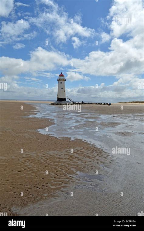 Point Of Ayr Lighthouse Talacre Wales Stock Photo Alamy