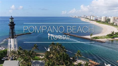 Pompano Beach Waterfront Lifestyle Aerial Video Youtube