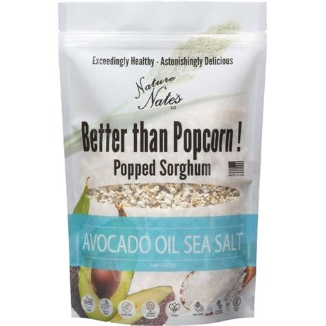 Popcorn Oil Snack Smarter With Nature Nate S Popped Sorghum Now In 0 5 Oz Avocado Oil Sea Salt Packs Sorghum Cereal Popcorn Oil Snack Smarter With Nature Nate S Popped Sorghum Now In 0 5 Oz Avocado Oil Sea Salt Packs Sorghum Cereal